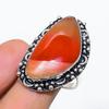 Red River Jasper Gemstone Handmade 925 Sterling Silver Jewelry Ring Size 10 SU-10573