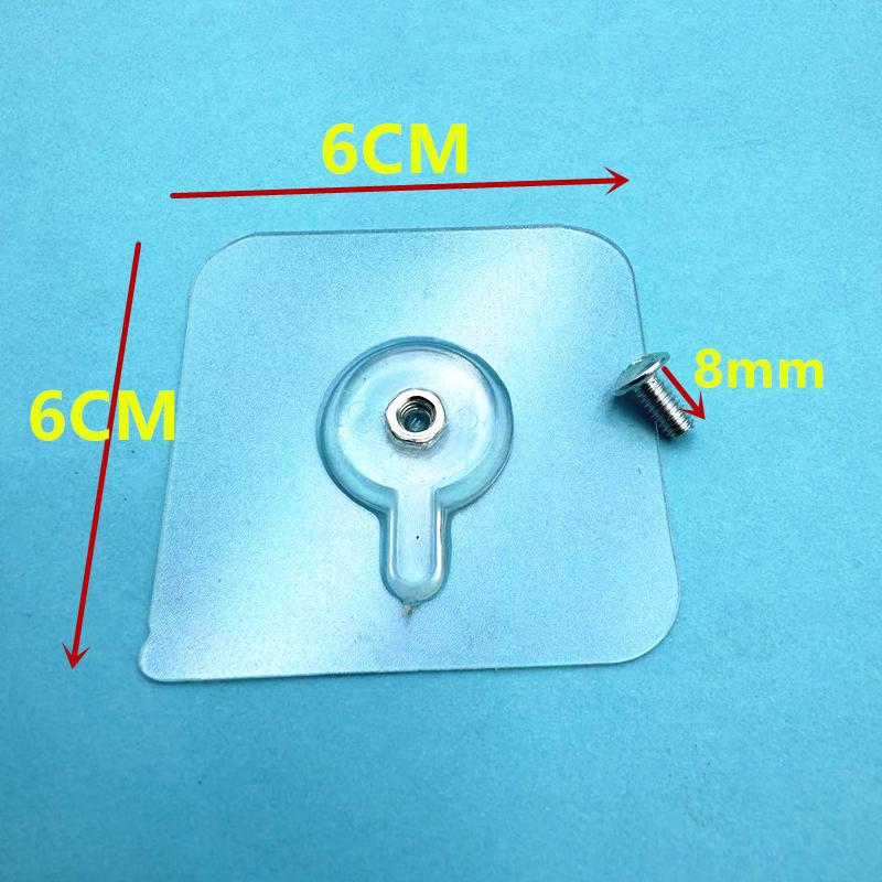 

1 шт. Самоклеящийся крючок Прочные клейкие гвозди Крючки Плакат Бесшовный настенный стикер Крючок Прозрачный Кухня Ванная Винтовой держатель