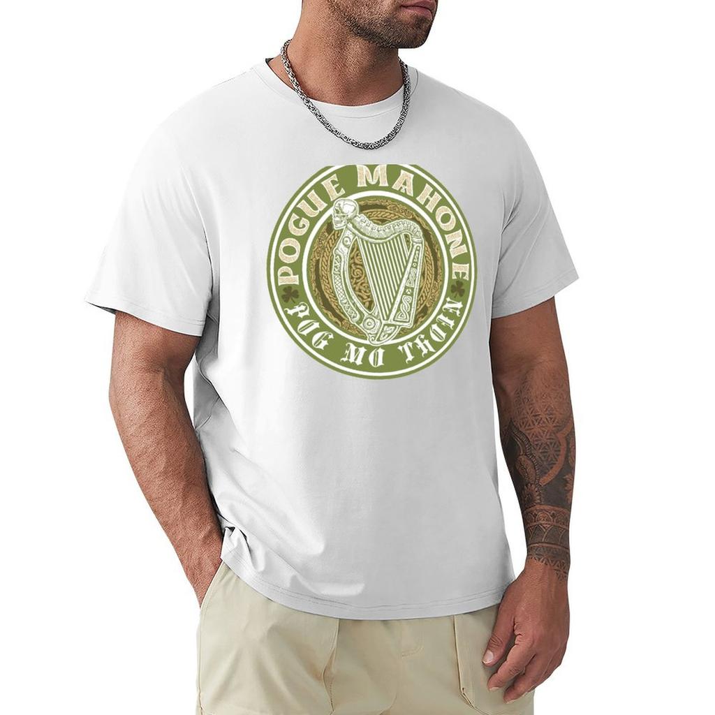 St Paddys Day Greeting TShirt Simple Casual Short Sleeve Tee