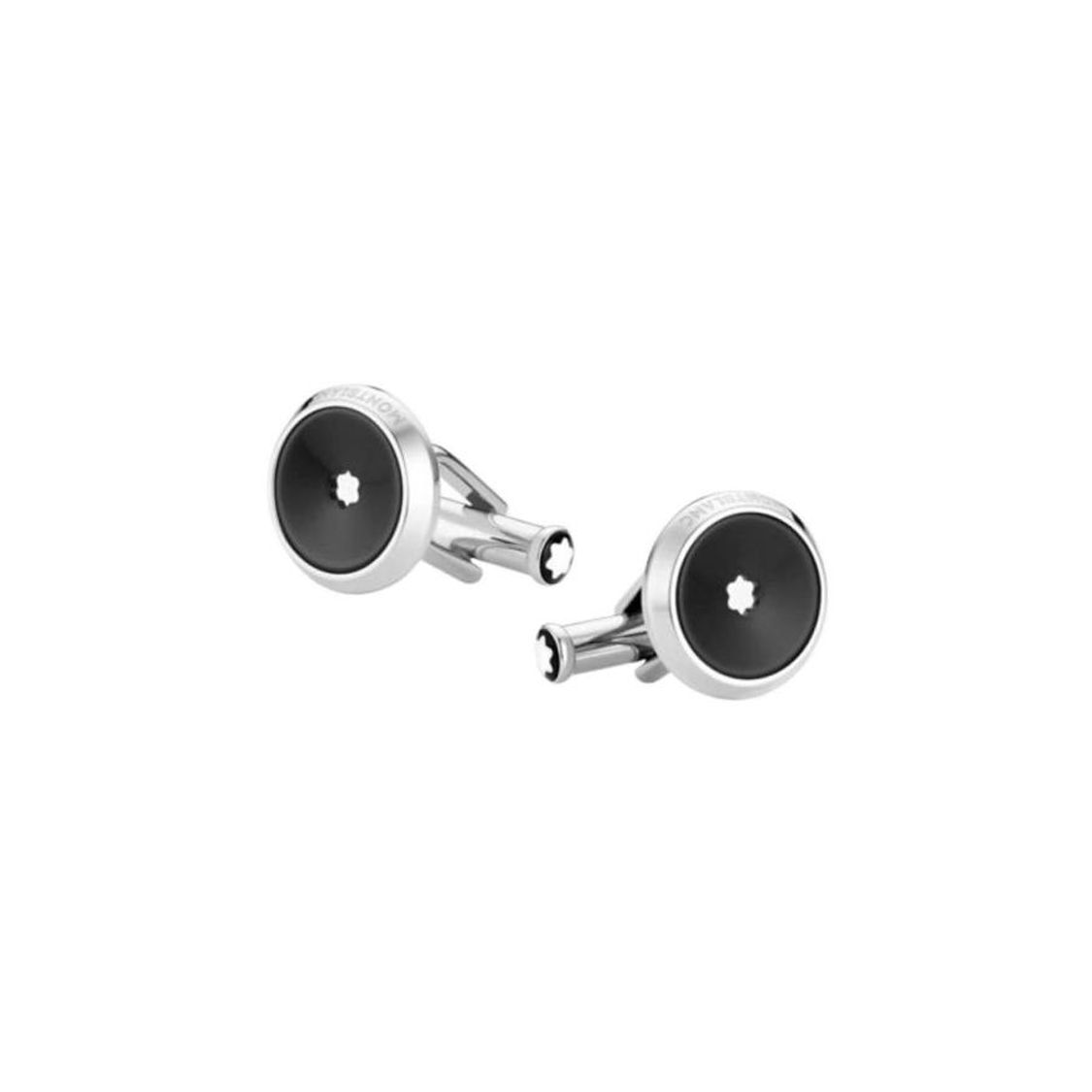 Montblanc Logo Design Cufflinks Men accessories Black 118607* F,Black