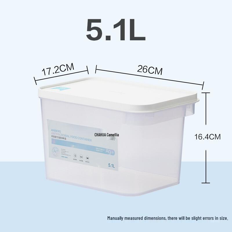 CHAHUA Kühlschrank Lebensmittelaufbewahrungsbehälter mit Ag+ Antibakteriell