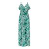 Womens/Ladies Tropical V Neck Maxi Dress