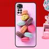 Dessert ice Cream Macaron Food Case For Xiaomi Redmi Note 14 13 12 11 10 15 Pro Plus Redmi 15 C 10C 12C 13C 14C Soft Cover