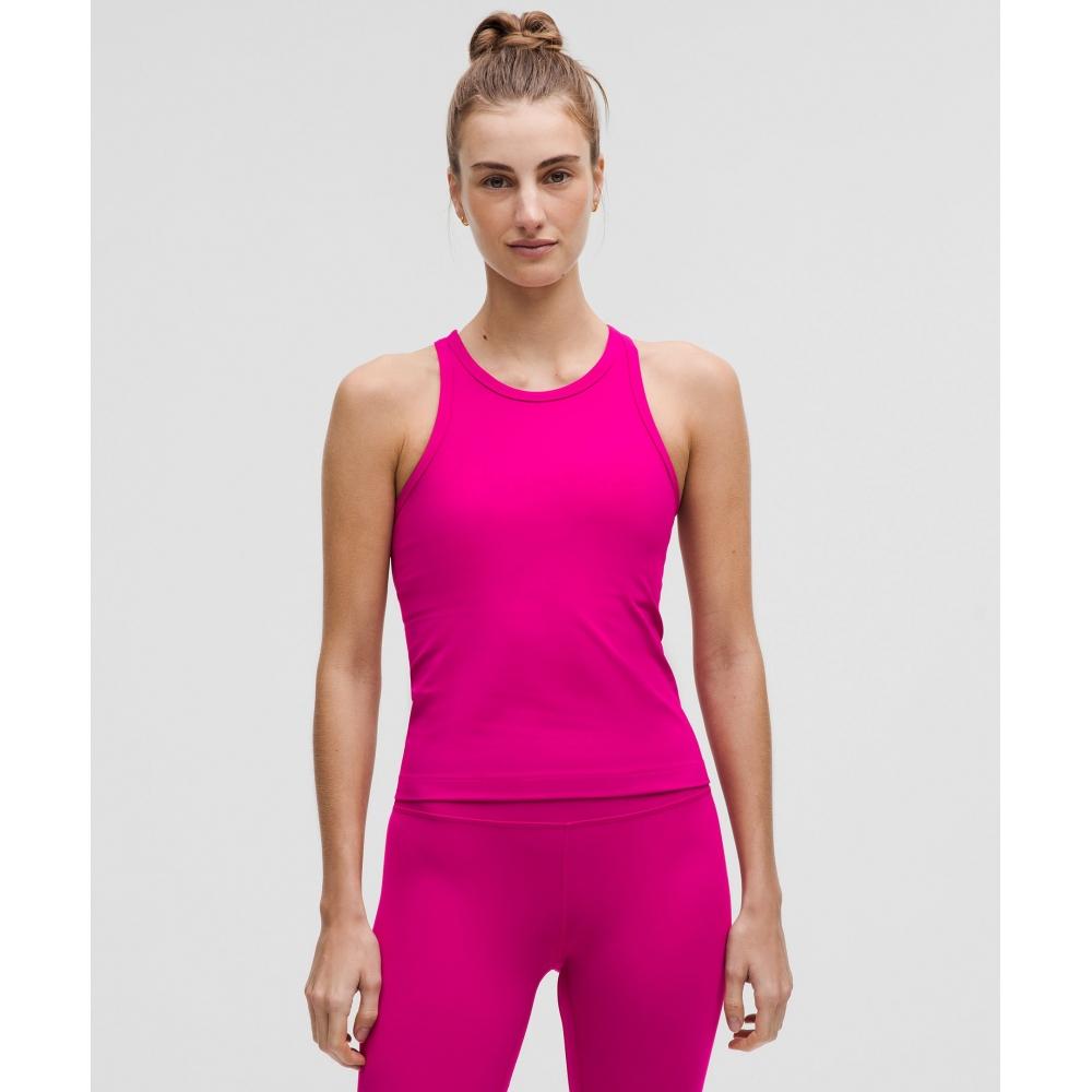 

Lululemon Align Waist Length Racerback Tank Top Ripened Raspberry 2