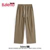 Baleno Men's Corduroy Heavyweight Wide-Leg Casual Pants