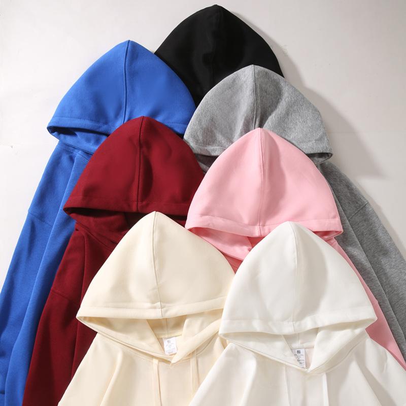 Hoodie Male Spring Autumn Loose Chinese Cotton Hoodie Pullover Coat Male Hong Kong Style Student Long Sleeve with Top Male