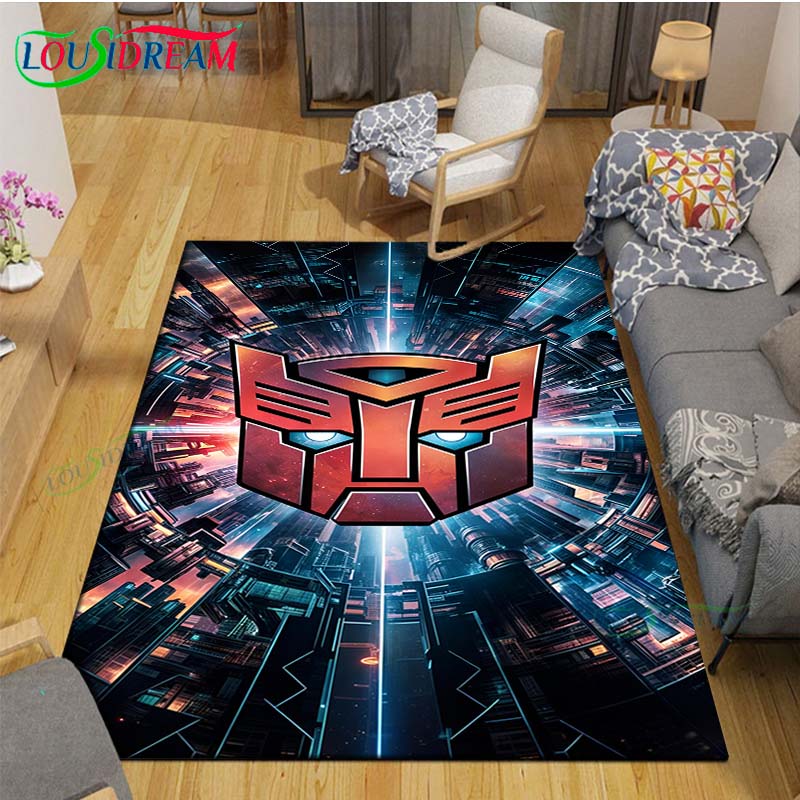 2025 Fashion 3D Cartoon Character Deform Printed Carpet Living Room Anti-Skid Area Rug Kids Bedroom Mats Yoga Mat Carpet Decor