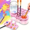Upgraded Water Circulation Lazy Paintbrush Cleaner Pen Holder Design Brush Cleaner  Painting Tools