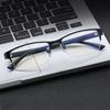 Unisex Business Classic Diopters Men Half Frame Office Women Reading Glasses Trend New Metal  Accessories
