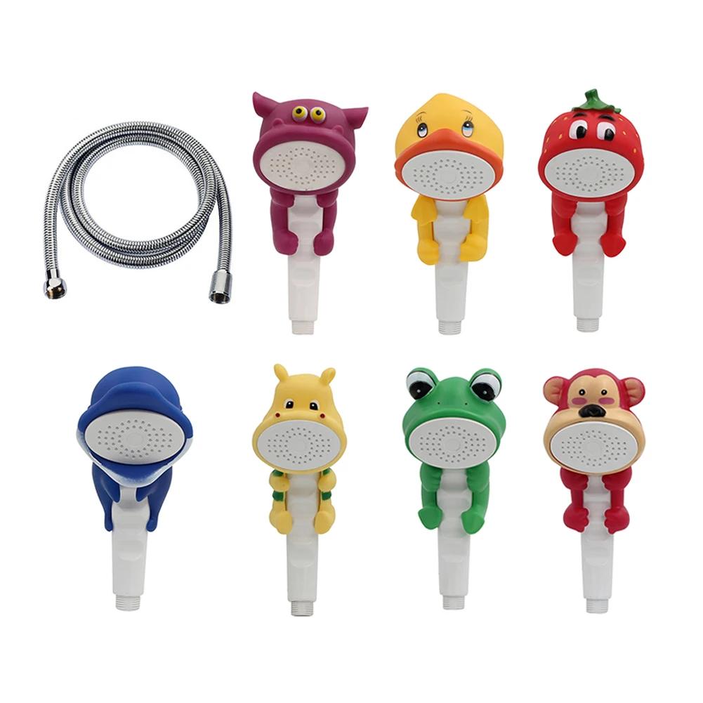 DurFor Able BFor Athroom Shower HeFor Ad With Thickened Body Providing Strong Cartoon Animal Shower Head Water Play Shower Head 