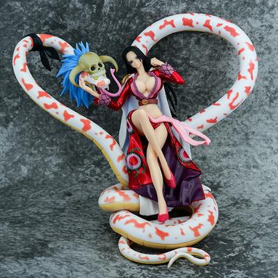 One Piece Orochi Empress Nine Snake Boa Hancock Asezat POP Oka Shichibukai Figura Model