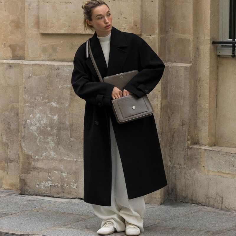 Za New Fall Women's Clothing 2025 Fashion Wind Fashion Polo Collar Long Sleeves Loose Soft Coat Outwear 3046298