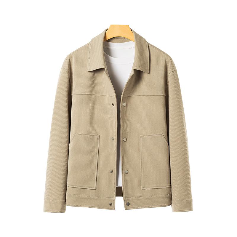 Tooling Jacket Jacket Men's Spring and Autumn Trend Casual Ruffian Handsome Men's Loose Thin Top