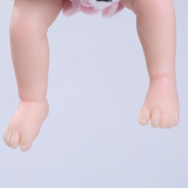 6in Baby Doll Reborns Doll Nurturing Doll Realistic Handmade FullBody Silicone Reborns Toy Parenting Game Popular Gift