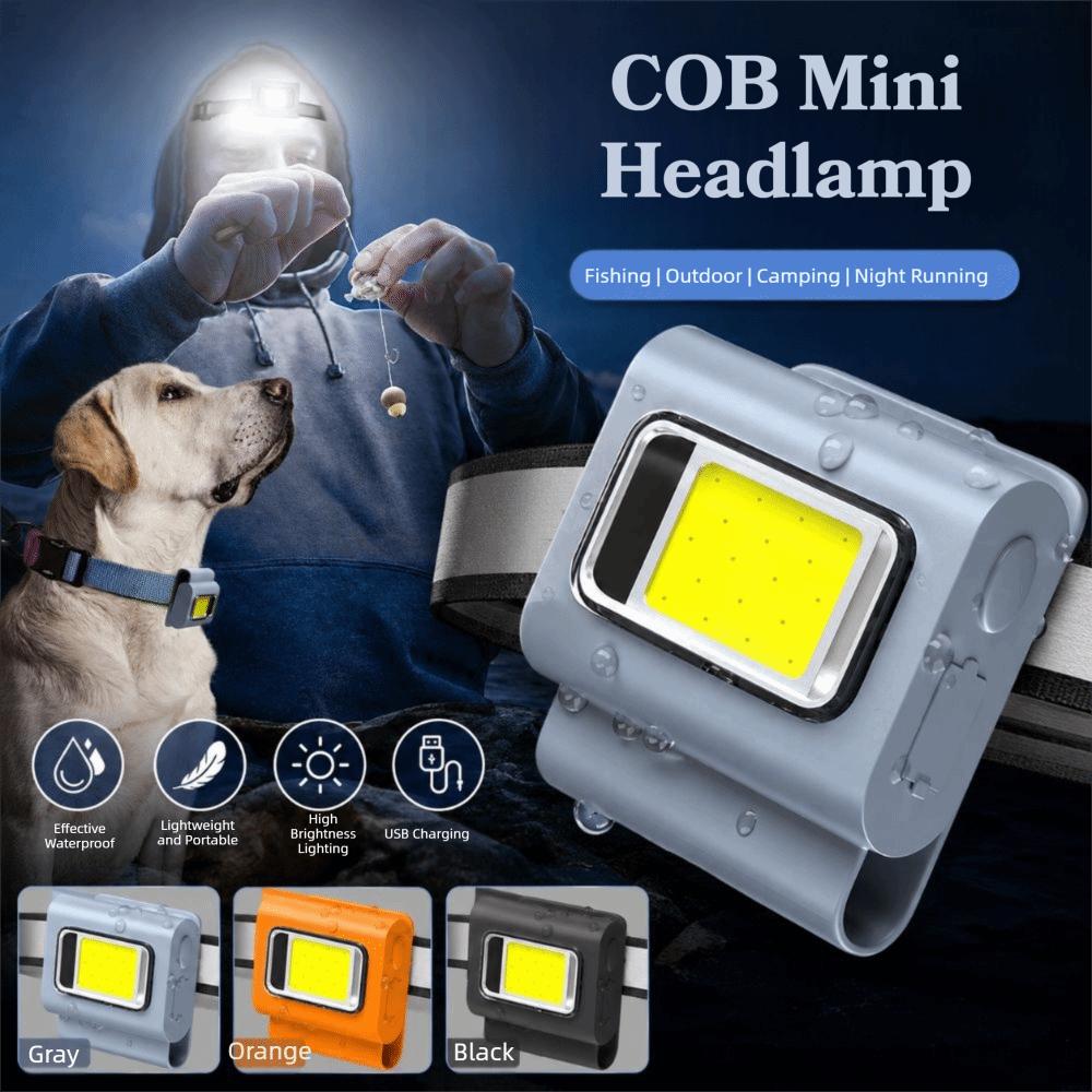 Waterproof LED Safety Lights USB Rechargeable Walking Lamp Portable Run Light Camping