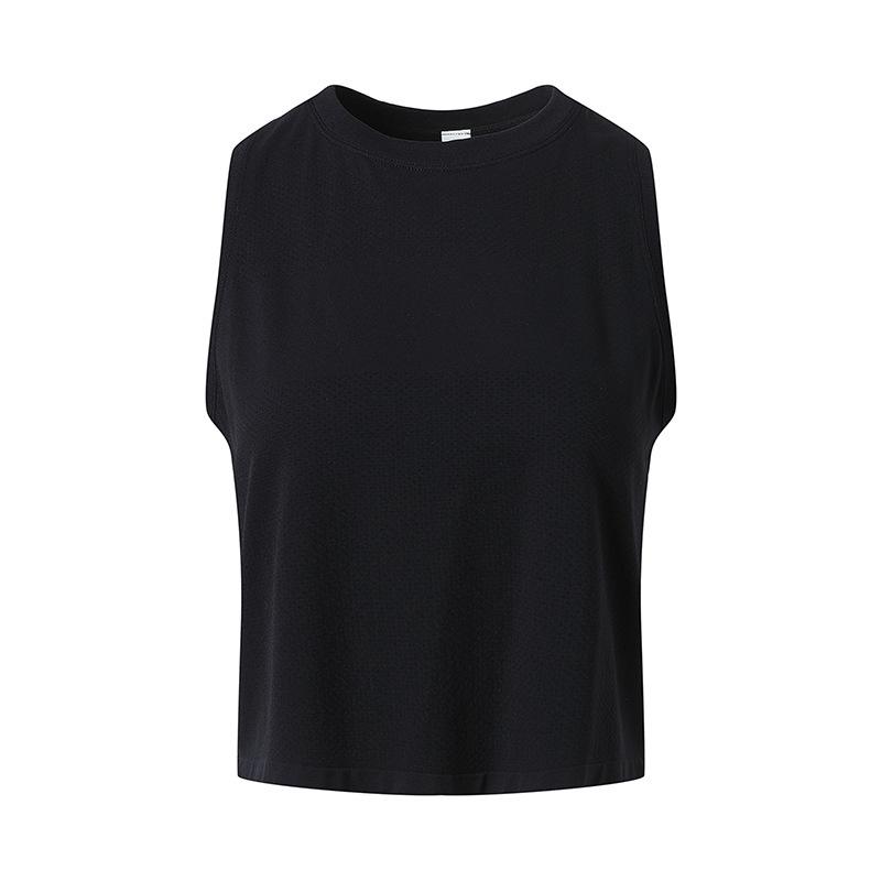 2025 Summer Women's Breathable Quick-Dry Sleeveless Yoga and Running Top