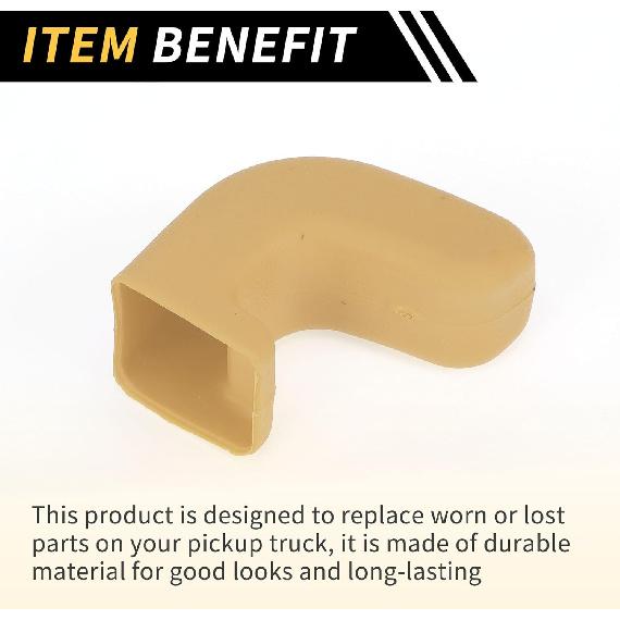 Car Bumper Tow Hook Covers for Jeep Wrangler JK JL Gladiator TJ 2007-2023 Tow Cover Cap Rubber Beige 2pcs