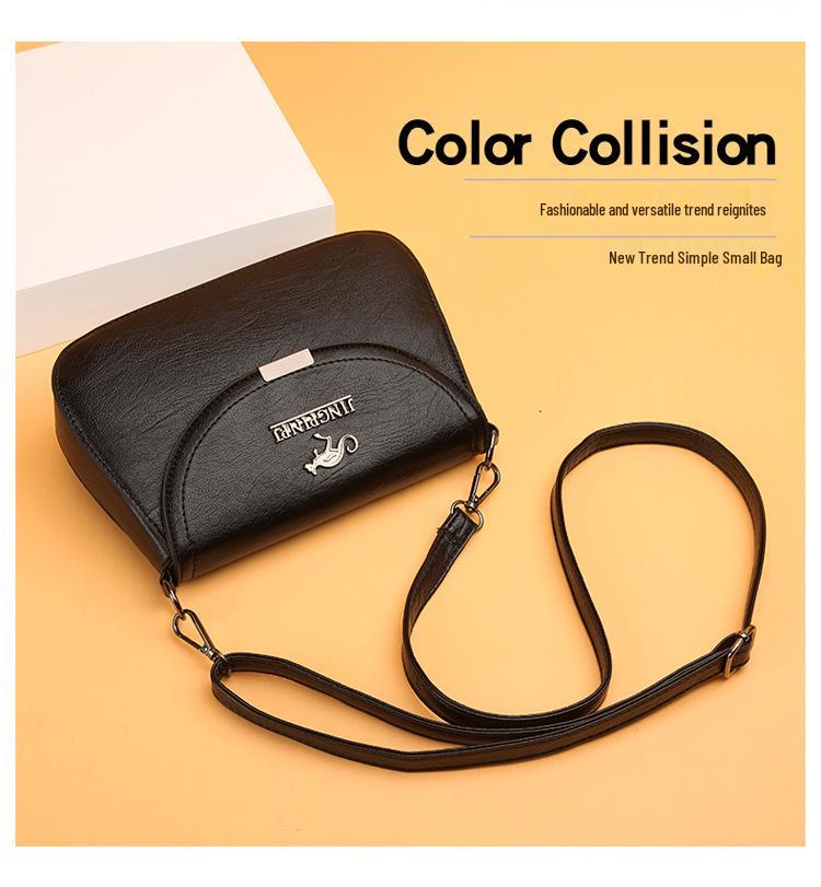 Damska 2024 Nowa Moda Miękka Skórzana Torba na Ramię - Duża Pojemność Listonoszka dla Pań w Średnim Wieku