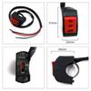 LED Headlight Switch Far Near Three Line Motorcycle Handlebar Switch Button Driving Light Switch Motorbike Switch Button