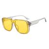 Summer Fashion Square Windproof Sunglasses For Women With Pc Frame Uv400 For Outdoor Sports