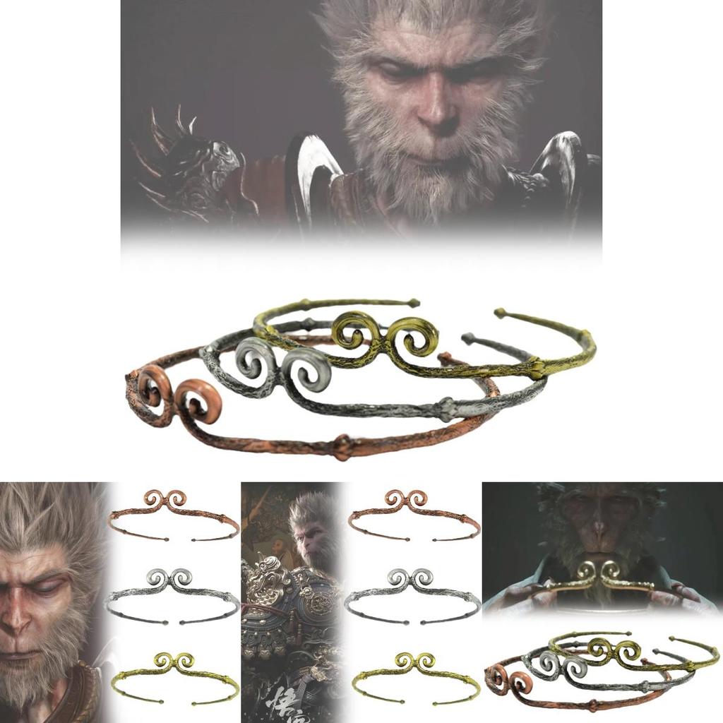 Exquisite Alloy Gold Wukong Staff Decorative Prop Perfect For Home And Office Decor