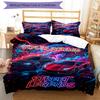 3PC Custom Name Street Legends Night Bedding Set Duvet Cover Closure Includes 1 Duvet Cover & 2 Pillowcases for Bedroom