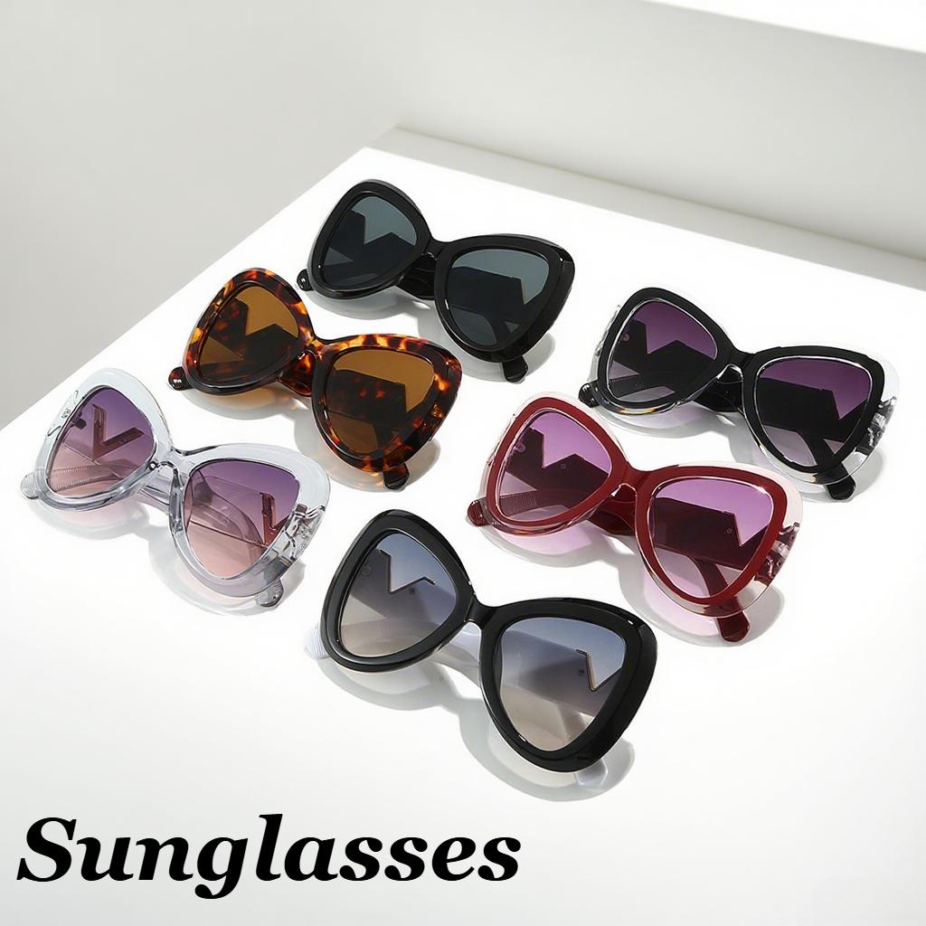 Neutral Fashion New Personalized Cat Eye Sunglasses Fashion Senior Sense UV400 Glasses Retro Cat Eye Sunglasses