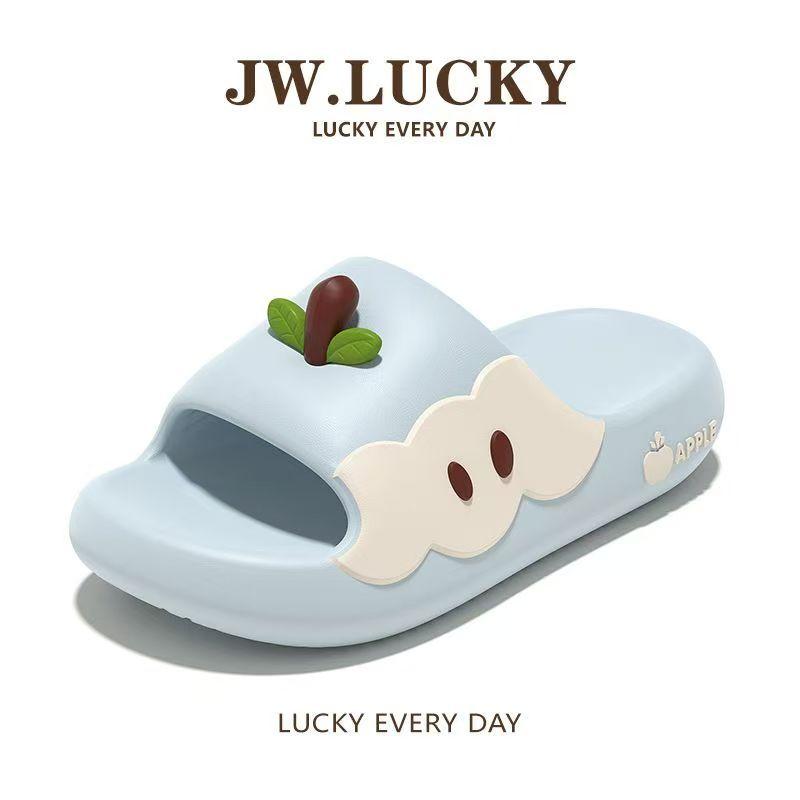 Mandarin duck apple slippers women's summer personality cartoon cute comfortable home couple EVA sandals