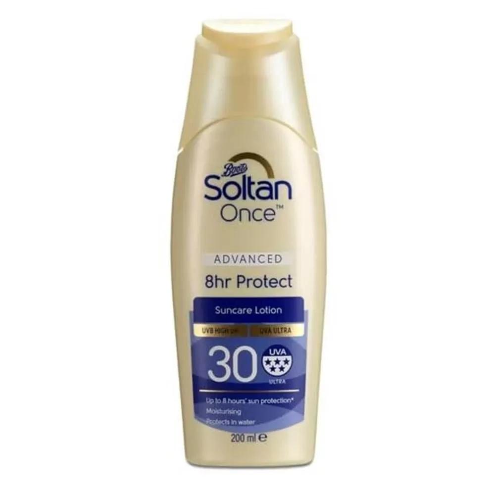 Soltan Once Advanced 8 Hour Protect Suncare Lotion SPF30 200ml