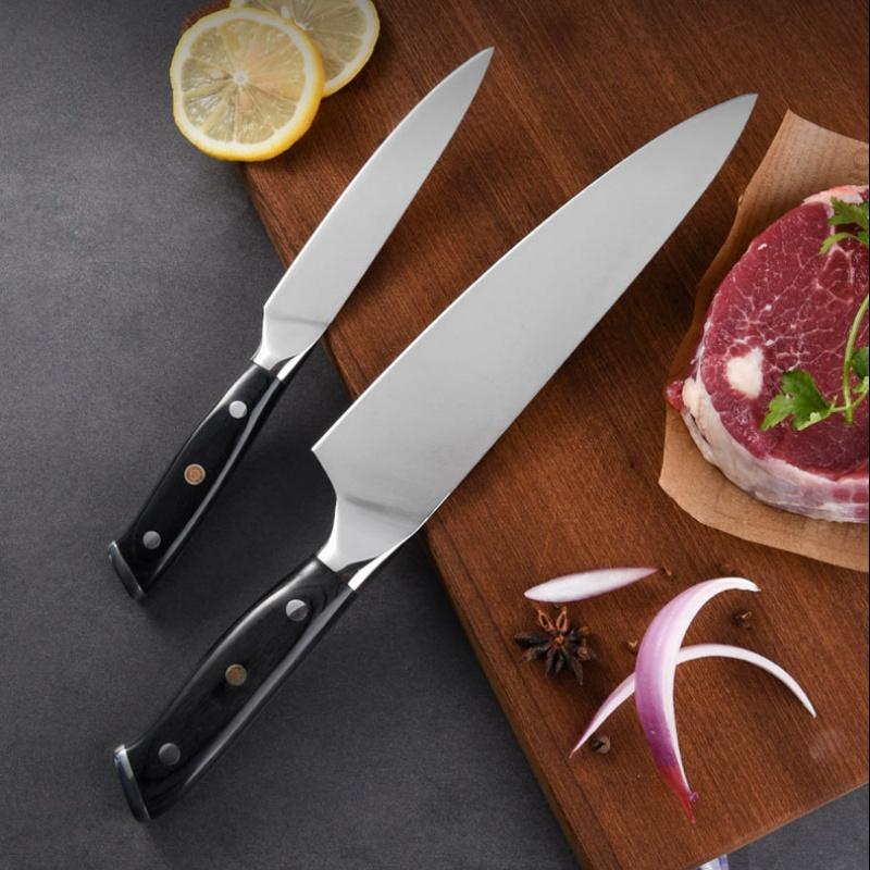 50Cr15Mov Stainless Steel Utility Knife Kitchen Paring Fruit Vegetable Knife Chef Knives Cutter Boning Knives