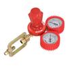 Acetylene Pressure Reducer 8mm Inlet Port Dual Display Shockproof Acetylene Gauge Meter