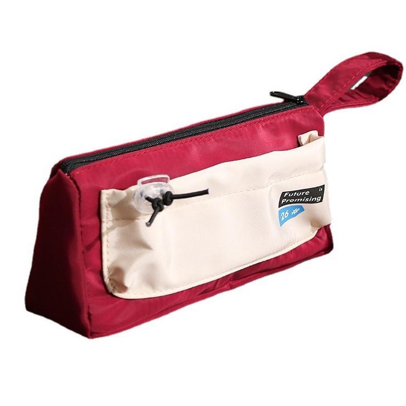 Waterproof Multi Layer Pencil Case Stationary Pen Storage Bag Pen Pencil Bag Large Capacity Cosmetic Travel Storage Bag School