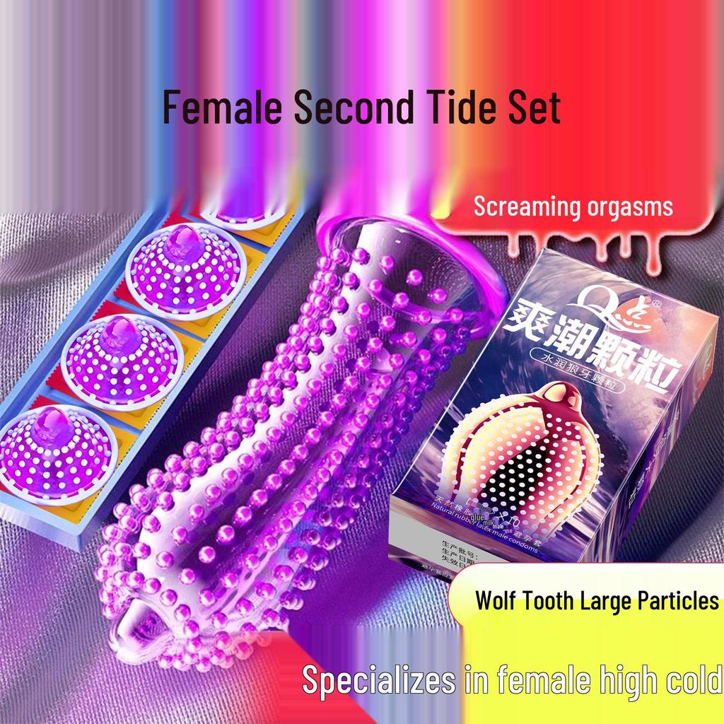 Q Point Ultra-Thin Stimulating Condoms with Clitoral Wolf Tooth Texture - Long-Lasting Safety for Couples.