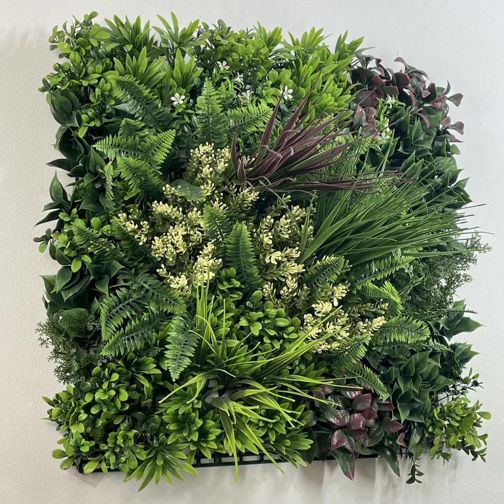 Zielona ściana - panel roślinny - wine garden c - uv 50 x 50