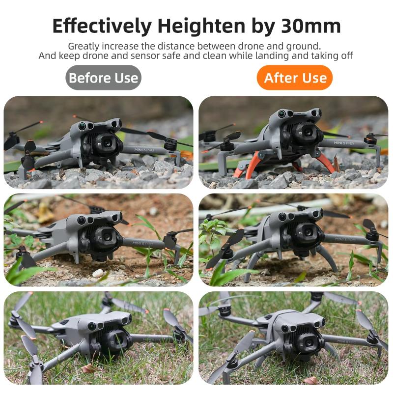 Foldable Drone Landing Gear Elevated Protective Spider Leg Stand Quick Release Support Frame For Drone Takeoff Landing Accessory
