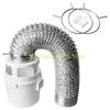 L8RE 3 in 1 Indoor Dryer Vent Set Lint Catcher Bucket Box Dryer Ventilation Replace