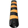 VEVOR Rubber Traffic Calming Device, Single Unit with Dual Channels, 72" Length Modular Design Supports Up To 22000 LBS