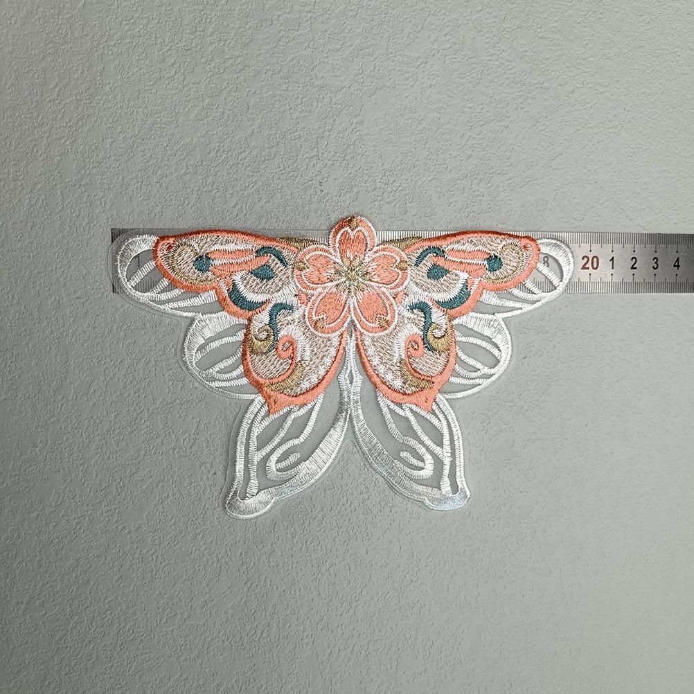 Magic Color Organza Polyester Embroidery Butterfly Diy Handmade Clothing Hair Accessories Dress Wedding Accessories