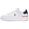 Polo Lace-Up Round Toe Low-Top Fashion Sneakers Men Sneakers White 809891794001