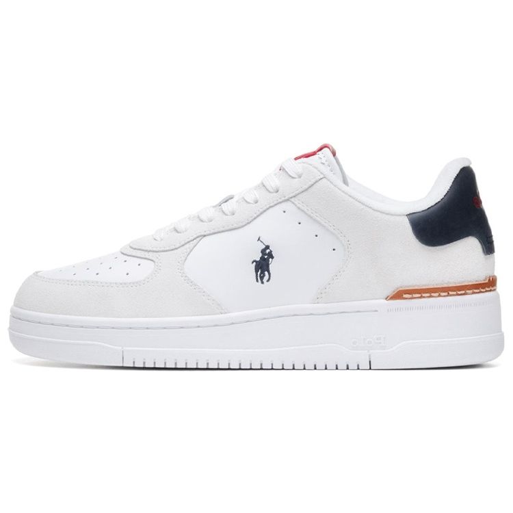 

Polo Ralph Lauren Lace-Up Round Toe Low-Top Fashion Sneakers Men sneakers White 809891794001 39