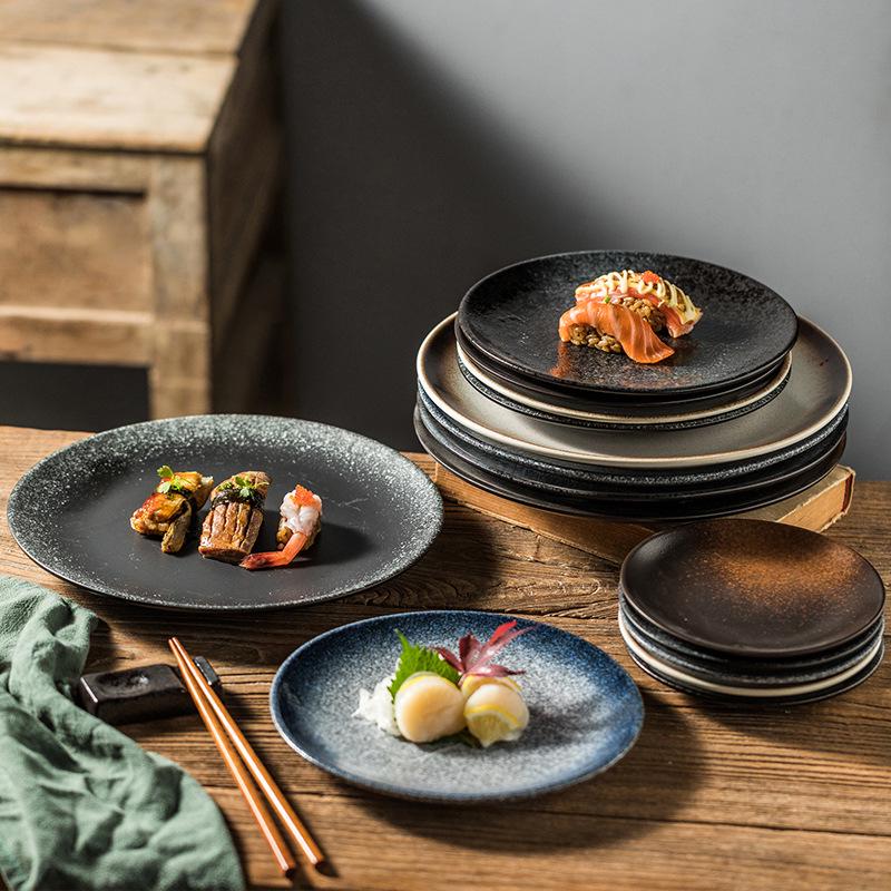 12-inch Japanese Style Round Dinner and Salad Plate
