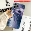 2DFlat Purple Cat In Snowfall Magic All Inclusive Film Hard iPhone Case, Compatible with iPhone 18 Pro Max 17 16 15 14 13 12 11