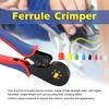 HSC8 16-6 0.08-16msquare Meters Ferrule Crimping Tool Kit High Hardness Crimper Plier With1200pcs Wire Ferrules