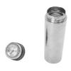 Insulated Tea Infuser Bottle 420mL Double Wall Vacuum Water Bottle with Mechanical Temperature