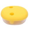 2 in 1 Snack Finger Container Silicone Finger Lid Portable Leakproof Hands Free Snack Container