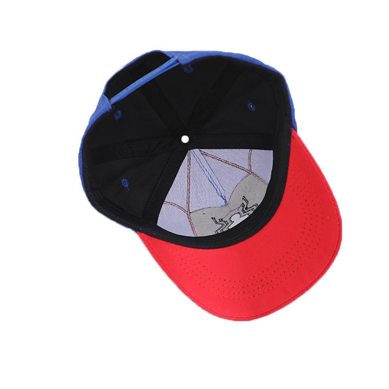 Children'S Hat Embroidery Spider Anime Cap Spider Baseball Cap Outdoor Cartoon Sun Hat