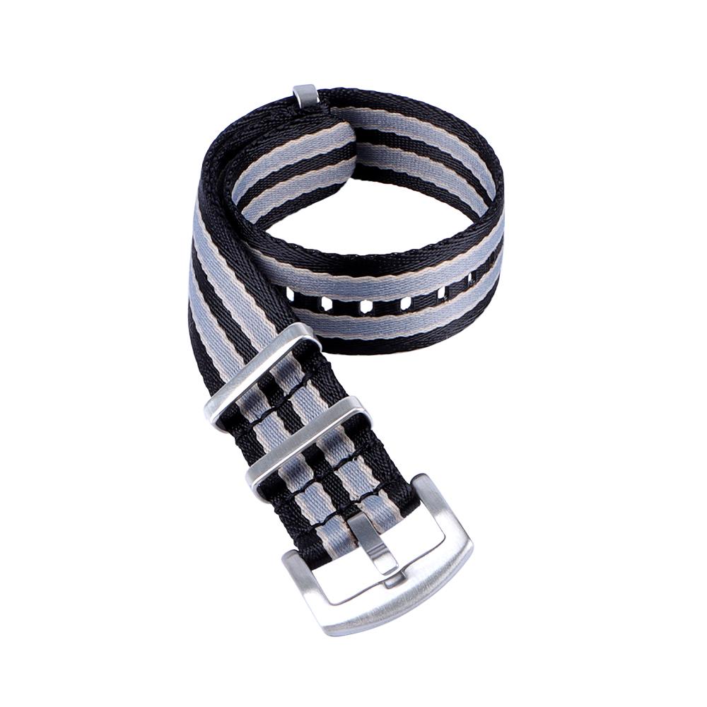 Nylon Watch Strap 18mm 20mm 22mm For Samsung Galaxy watch For Huawei watch GT Sports Strap Fabric Wristband Belt Stainless Steel