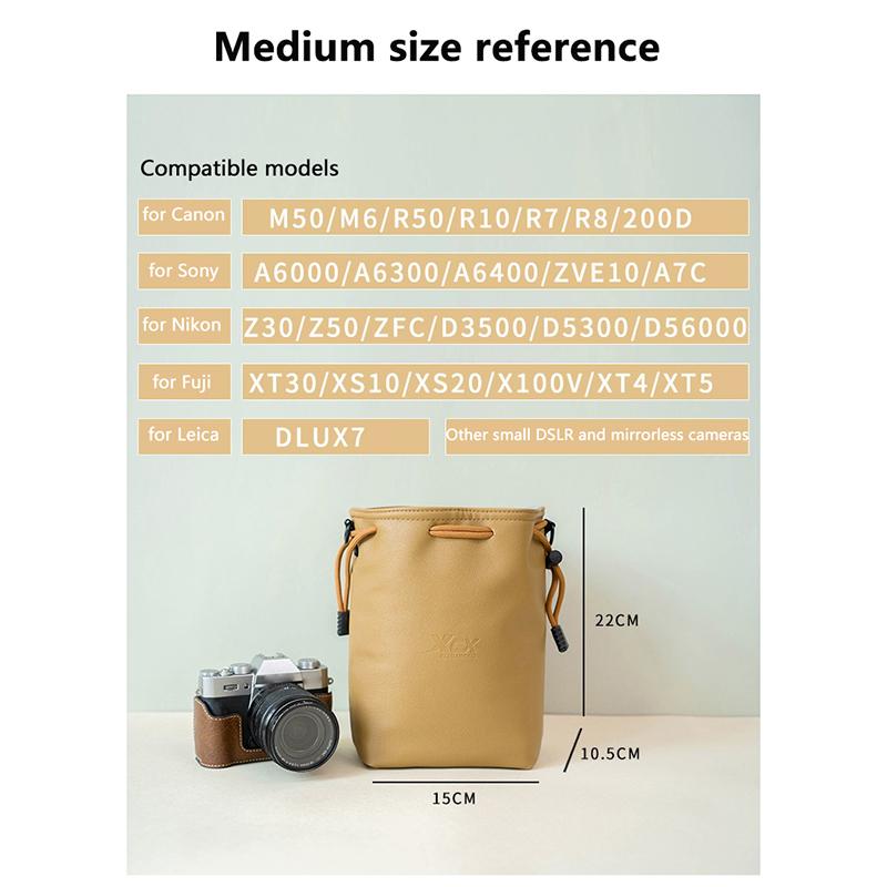Camera Bag For Canon Nikon Sony Fuji Pentax Travel Lens Bag Waterproof Camera Bag Protective For Dslr Iphone 15 Airpod Pro Pouch