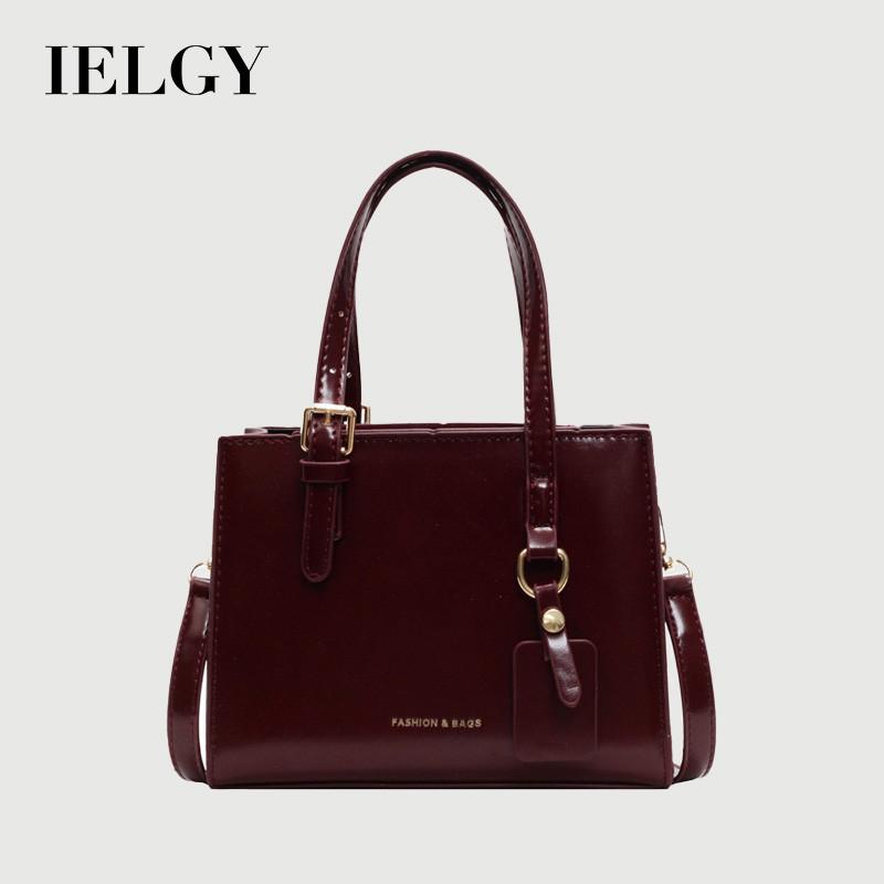 IELGY Retro Large-Capacity All-Match Casual Messenger Bag Niche Portable Commuter Tote Bag