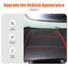 Glossy Piano Black Center Air Vent Trim Sticker For Jaguar F-Type X152 2013-24